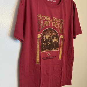 VINTAGE ROCK TEE: Grateful Dead + Bob Dylan, Mens L